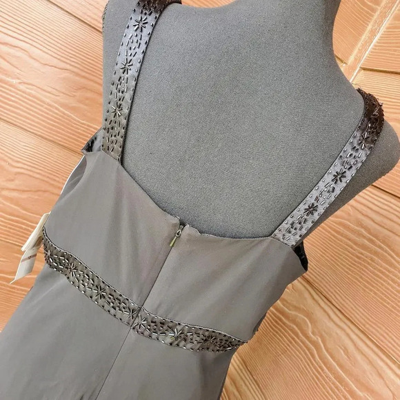 NWT JONES WEAR DRESS WOMEN'S SIZE 12 BLACK BEADED SWEETHEART NECKLINE - Picture 10 of 10